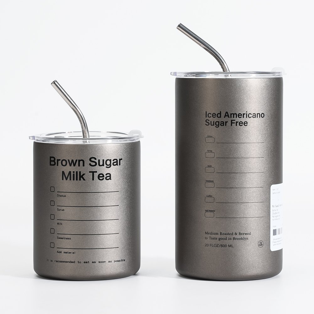 Customized Logo Stainless Steel Iced Americano Vacuum Insulation Coffee Mug