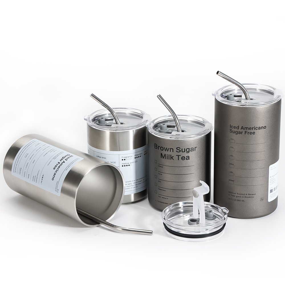 Customized Logo Stainless Steel Iced Americano Vacuum Insulation Coffee Mug