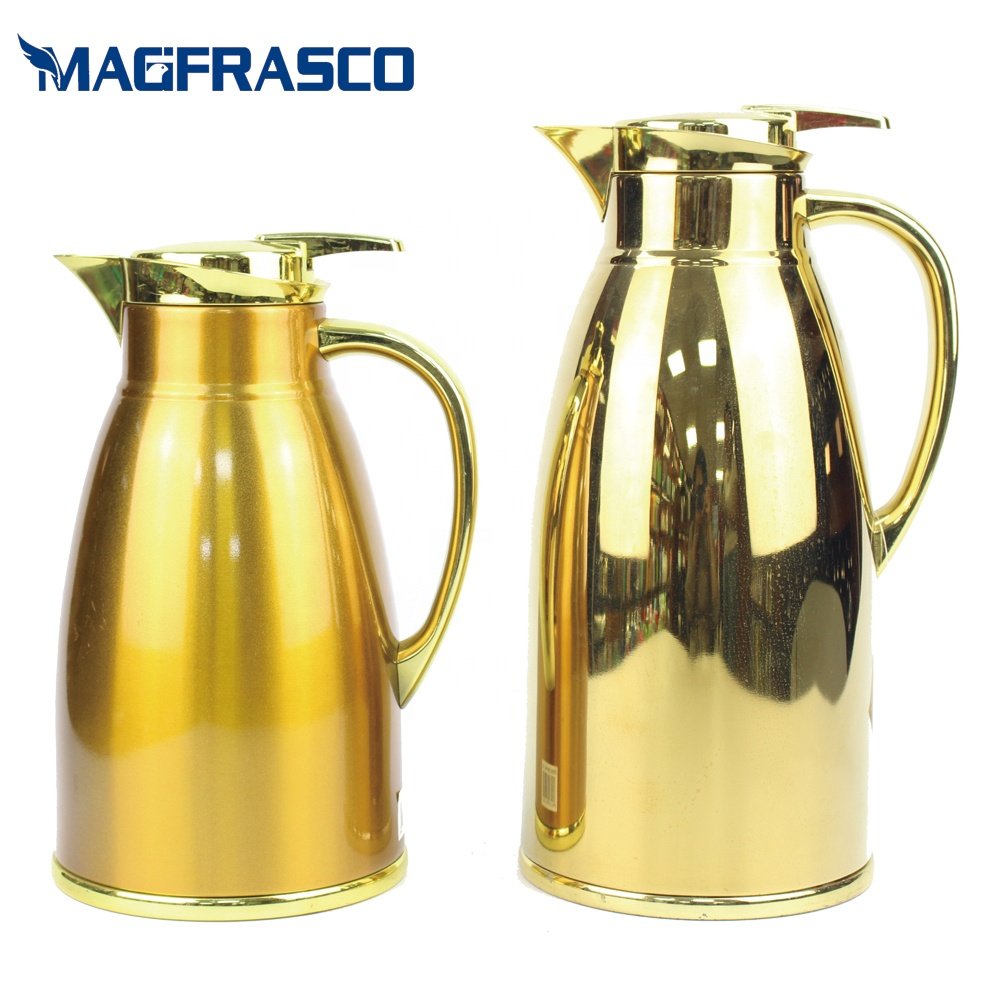 0.68L 1L 1.3L 1.6L 1.9L Hot Cold Insulated Thermal Arabic Vacuum flasks & Thermoses with Glass Refill