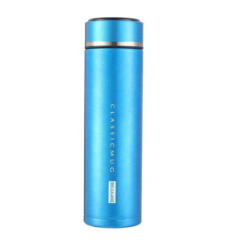 Replaceable Battery 316 Stainless Steel Smart Thermos Bottle Digital Temperature display Vacuum Flask With Gift Box 500ml