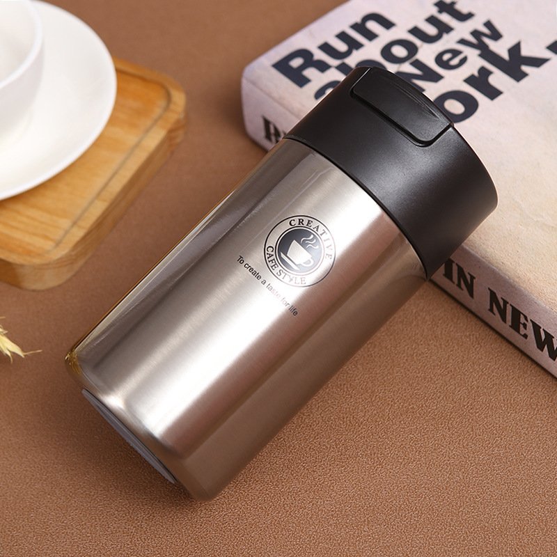 Thermos Flask Coffee Mug Double Thickened Big Car Thermos Mug Travel Thermo Cup Thermosmug For Gifts Vacuum Flask