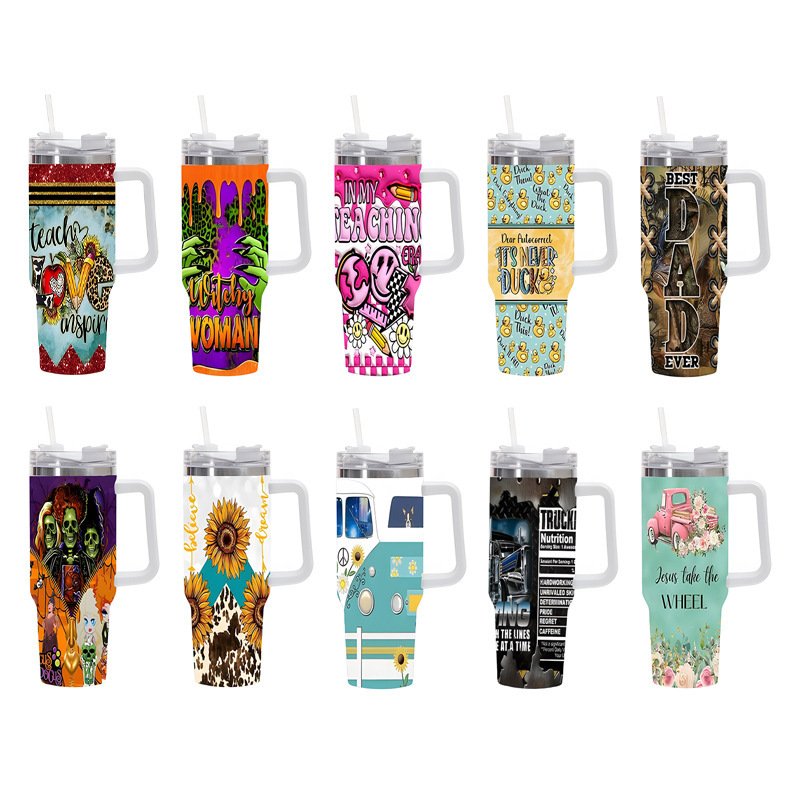Best Selling Products Drinkware Sublimation Double Wall Glass Cup Christmas Tumbler Mugs 40oz Tumbler