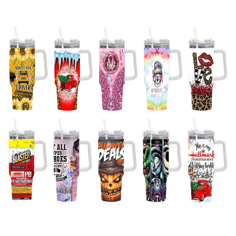 Best Selling Products Drinkware Sublimation Double Wall Glass Cup Christmas Tumbler Mugs 40oz Tumbler