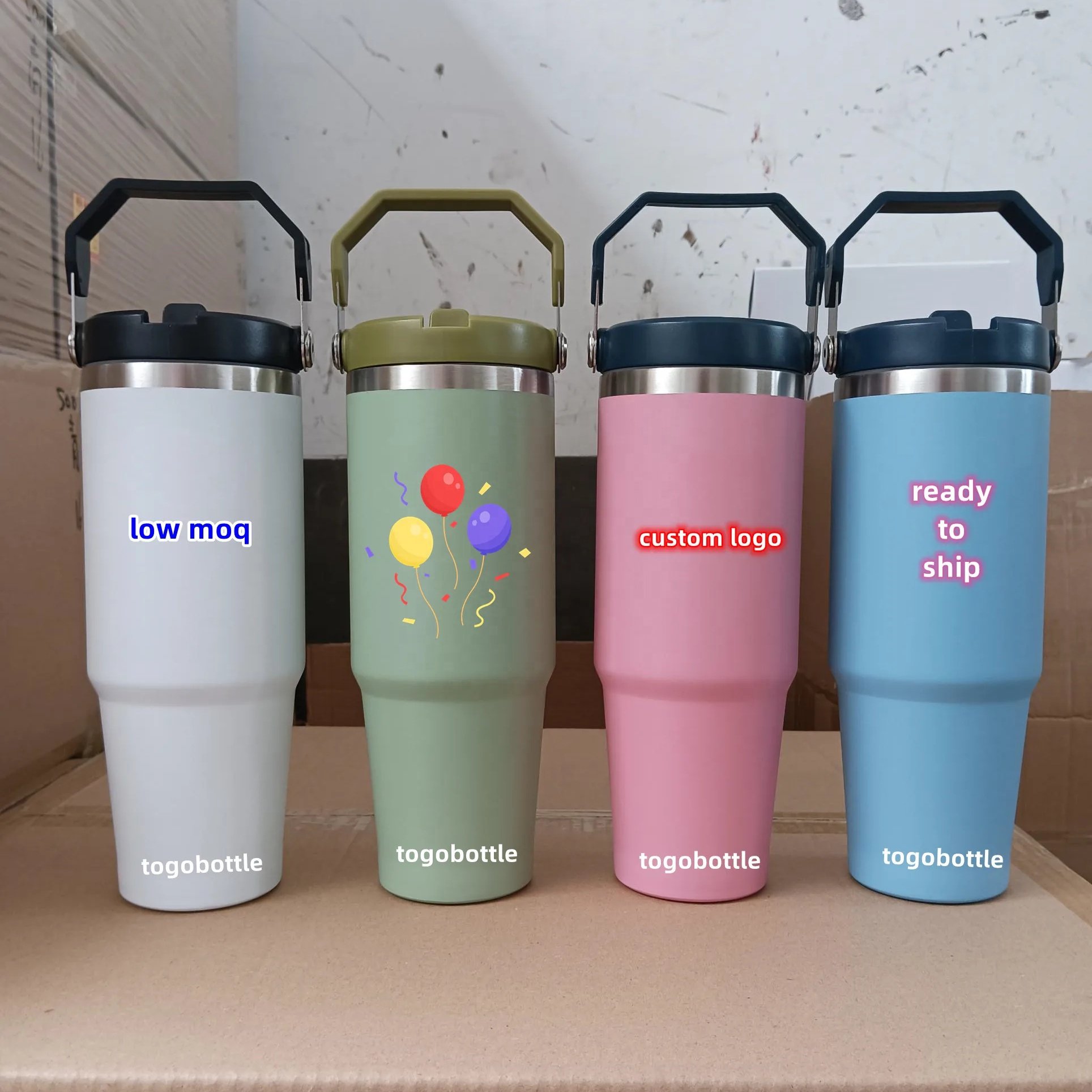 New arrival 30oz best seller adventure stainless steel double wall popular Tumbler with handle lid 18/8 Vacuum Hot mug