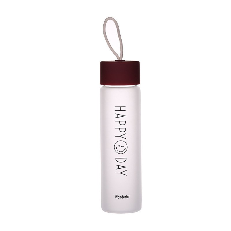 Wholesale 2022 clear Sports Water Bottle Outdoor Travel Drinkware drinking glass Bottle cup with logo
