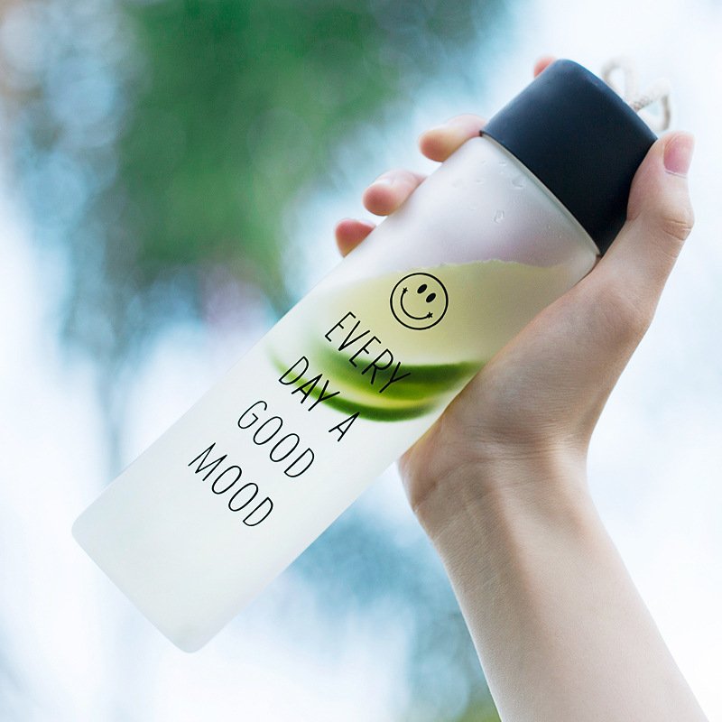 Wholesale 2022 clear Sports Water Bottle Outdoor Travel Drinkware drinking glass Bottle cup with logo