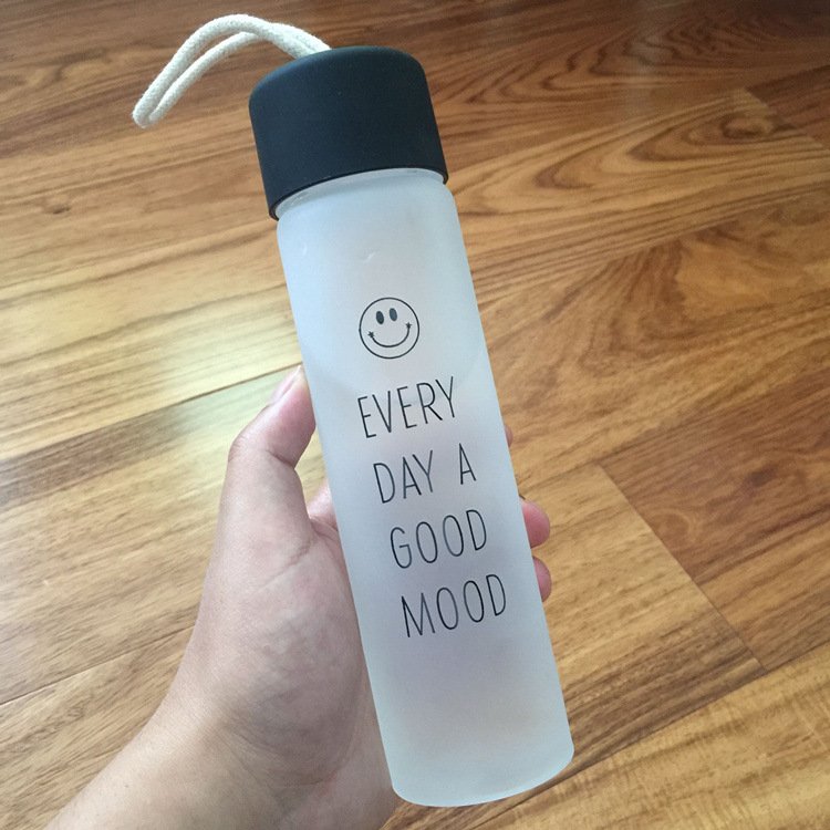 Wholesale 2022 clear Sports Water Bottle Outdoor Travel Drinkware drinking glass Bottle cup with logo