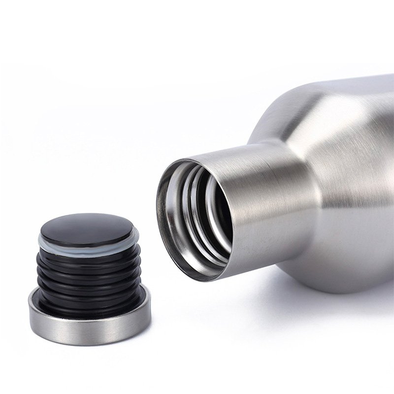 500ml Stainless Steel Wine Tumbler Double Wall Insulated Wine Bottle Vacuum Flask Tumbler BPA Free Water Bottle