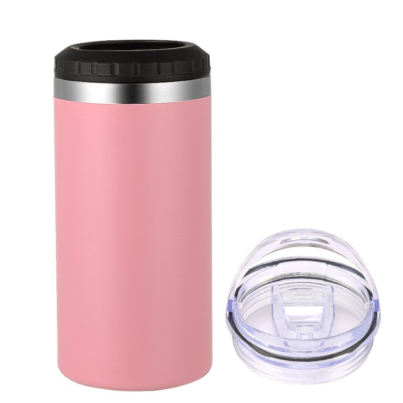 Stainless Steel Insulated Can Cooler Eco-Friendly 16 oz Regular or Slim Cans & Bottles Cooler Boxed Packing