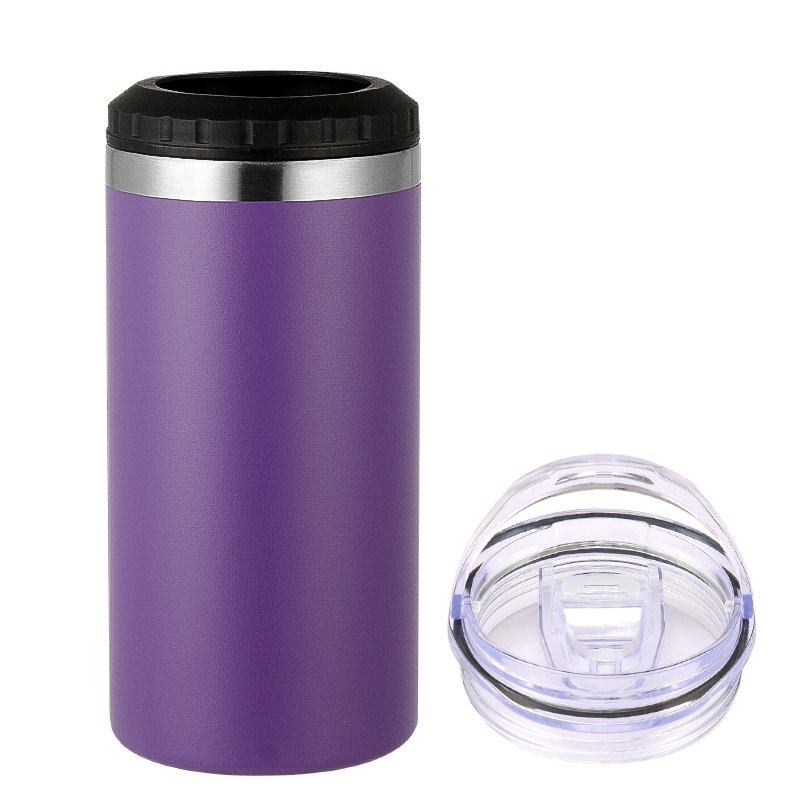 Stainless Steel Insulated Can Cooler Eco-Friendly 16 oz Regular or Slim Cans & Bottles Cooler Boxed Packing