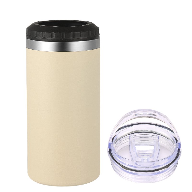 Stainless Steel Insulated Can Cooler Eco-Friendly 16 oz Regular or Slim Cans & Bottles Cooler Boxed Packing