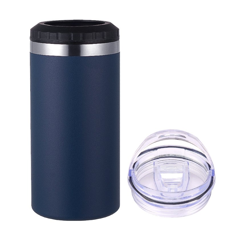 Stainless Steel Insulated Can Cooler Eco-Friendly 16 oz Regular or Slim Cans & Bottles Cooler Boxed Packing