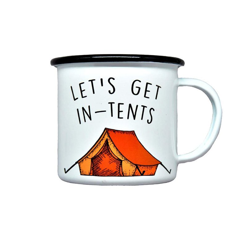 Wholesale diswash safe sublimation vintage customized logo enamel coffee mug
