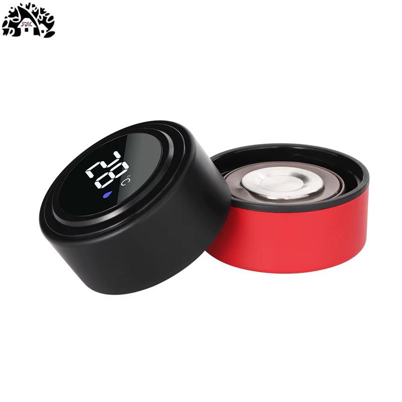 Wholesale custom 304 stainless steel thermos cup business Annual meeting gift straight cup temperature display smart water cup