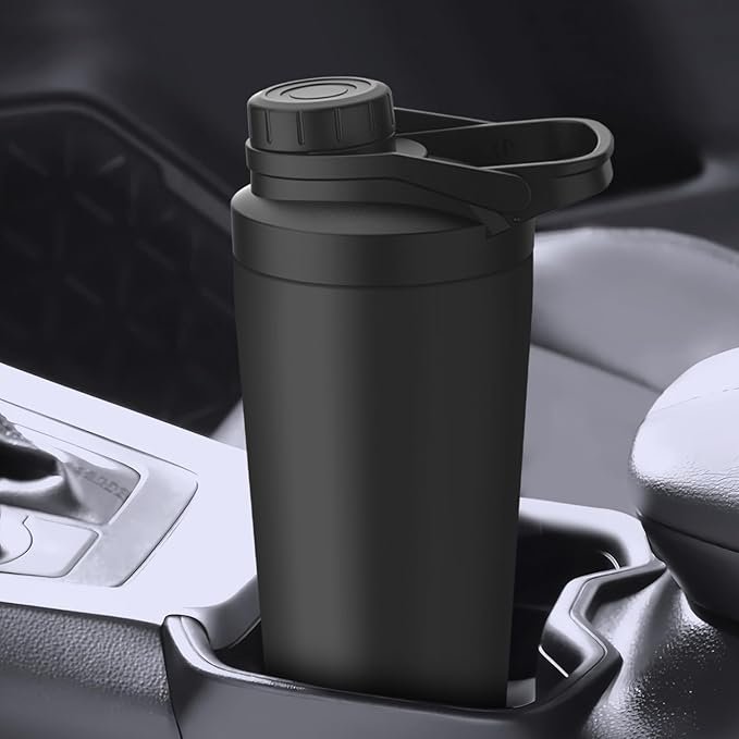 custom logo 500ml 750ml stainless steel shaker bottle gym fitness protein double wall vacuum insulated shaker bottle