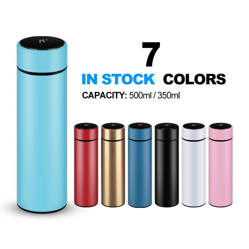 Manufacturer Provide Double Wall Stainless Steel Smart Water Bottle Vacuum Insulated Water Bottle Thermos Cups