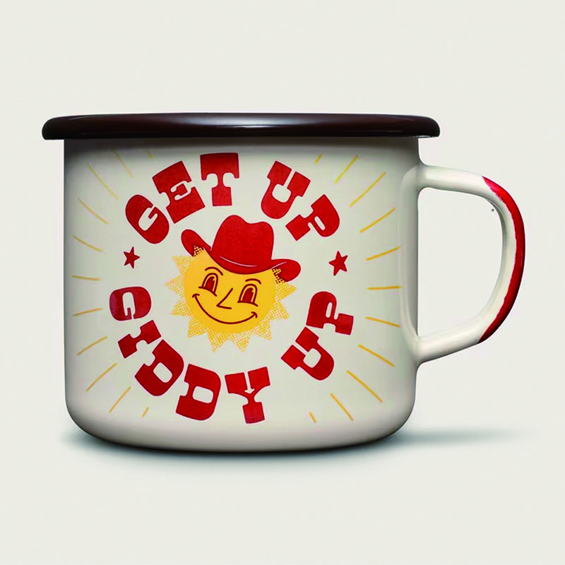 Multi-color More Size Camping Metal Cup Enamel Mug Sublimation With Stainless Steel Rim