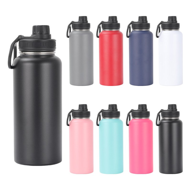 Water Bottle Customized 32 oz Stainless Steel Insulated Termo Botellas Gym De Agua Thermal Water Bottle Vacuum Flask