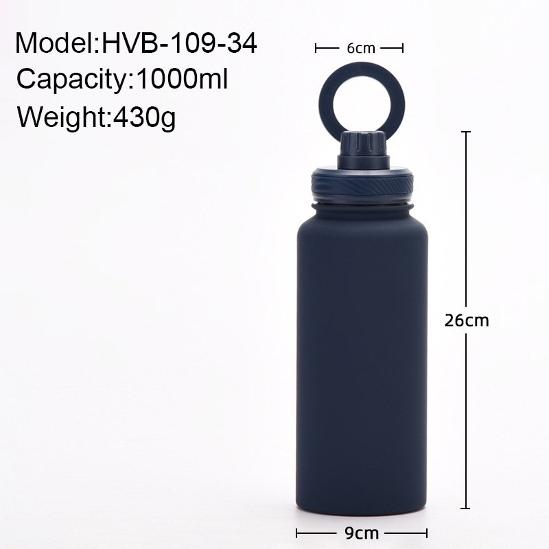 Custom Logo Thermal Portable Travel Insulated Vacuum Flasks & Thermals Stainless Steel Water Bottle With Phone Holder