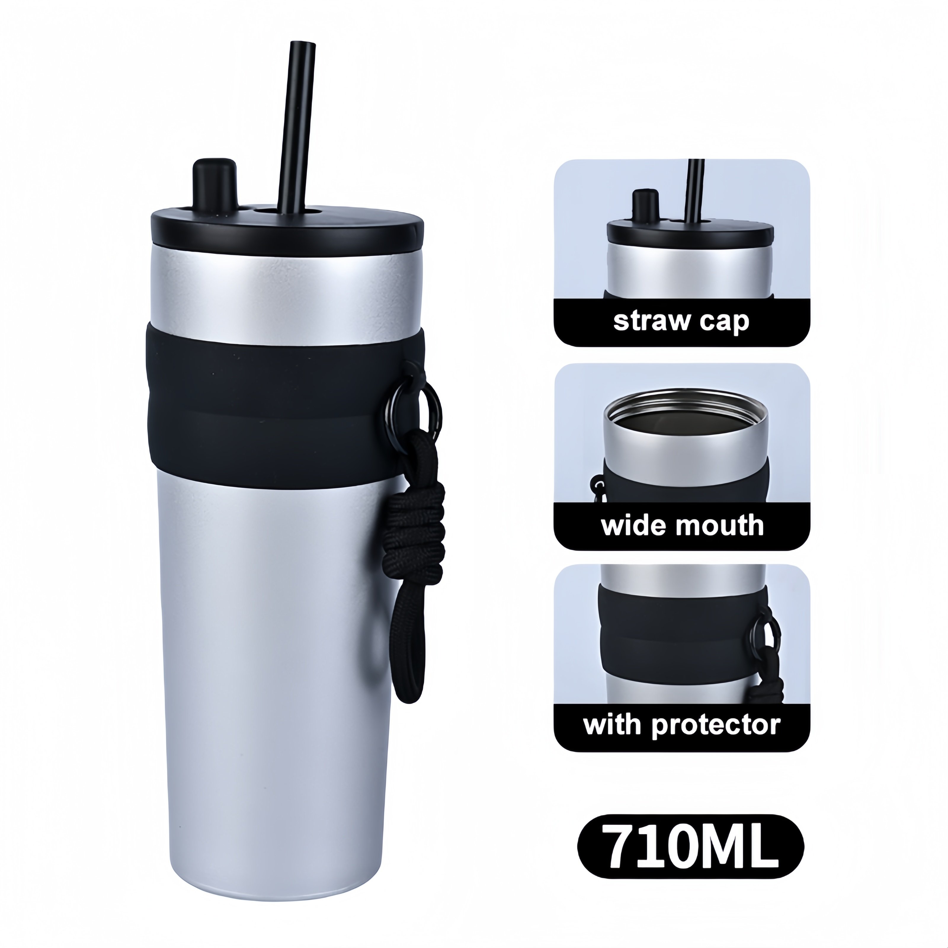 Wholesale New style Double Wall Vacuum Insulated Travel Coffee Mug Tumbler Stainless Steel Tumbler With Leakproof Lid