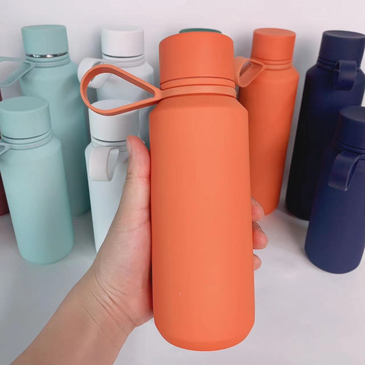 Star model 12oz/20oz Small Mouth Double wall Insulated thermos Outdoor Sports Water bottle Multi color Simple Cup