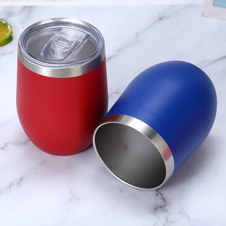 Sustainable Products 2024 12oz Thermal Cup Metal Beer Can Wine Tumbler Insulated Water Bottle Small Thermos Bottle Vacuum Flask