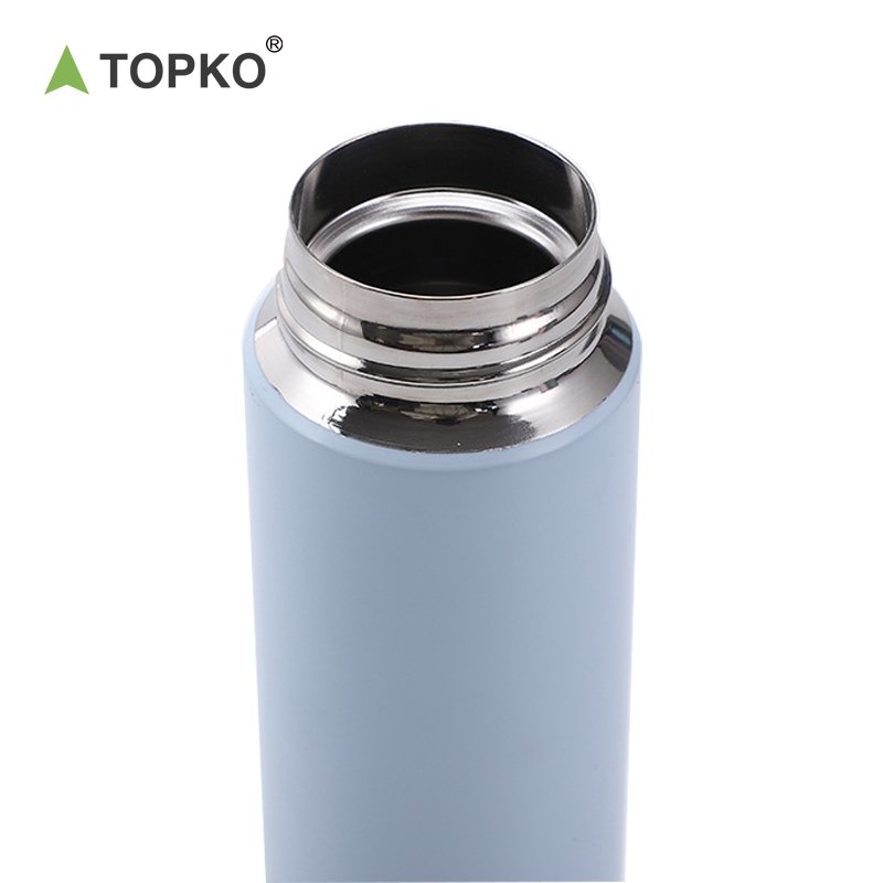 TOPKO Stainless Steel Vacuum Flask Water Bottle Travel 380ML Sport Water Bottle with Lid Stainless Steel Water Bottle