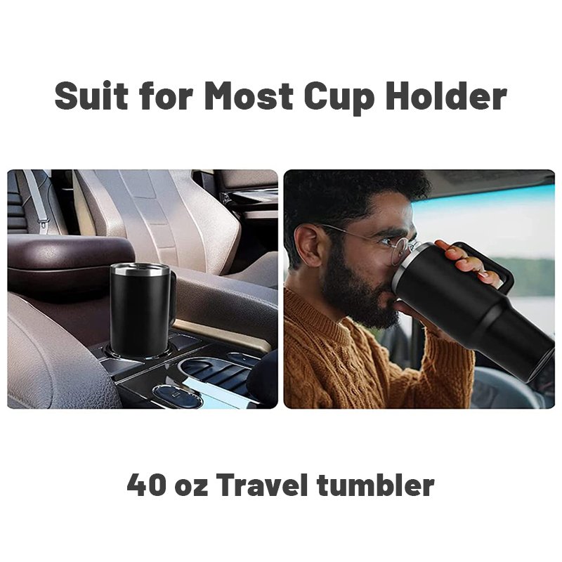 Modern Custom Logo 40oz Big Capacity Vacuum Flask Food Safe Material with Handle and Straw for Travel Outdoor Activities Driving