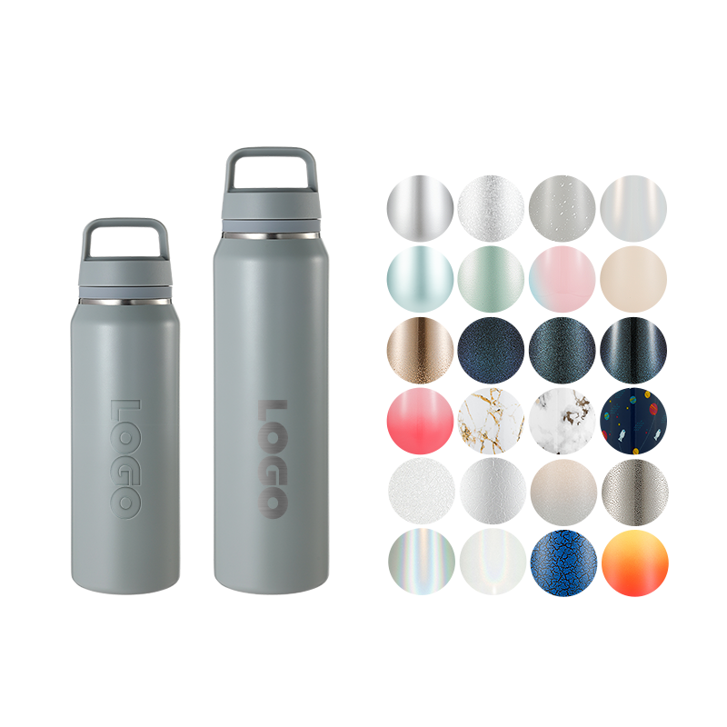 2024 Custom logo Reliable Drink Bottle Eco Friendly Vacuum Flask With Tea Strainer And Handle Lid