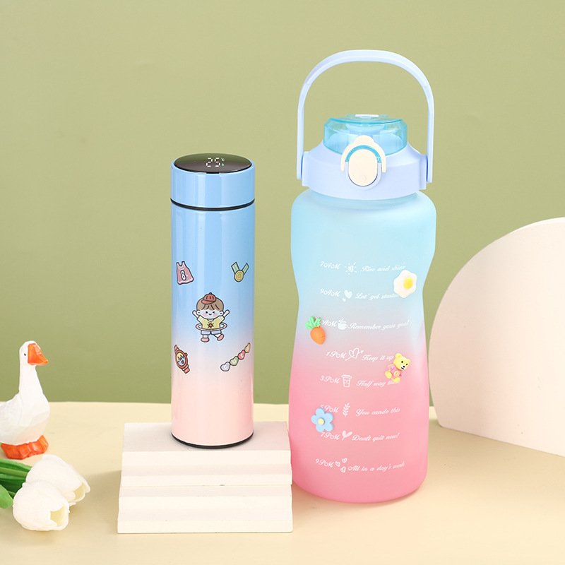Wholesale botella agua 2l water bottle gym bottle motivational motivacionales gym hot water bottle