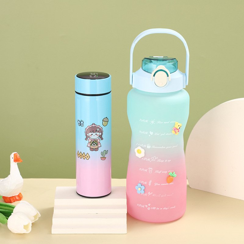Wholesale botella agua 2l water bottle gym bottle motivational motivacionales gym hot water bottle