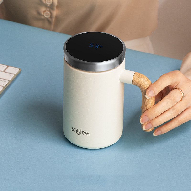 510ml Smart LED Temperature Display Portable Vacuum Insulated Travel Mug Coffee Cups Thermal Flasks Durable for Daily Cafe Use