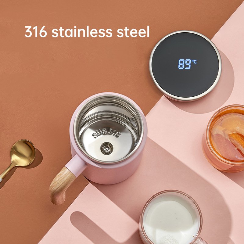 510ml Smart LED Temperature Display Portable Vacuum Insulated Travel Mug Coffee Cups Thermal Flasks Durable for Daily Cafe Use