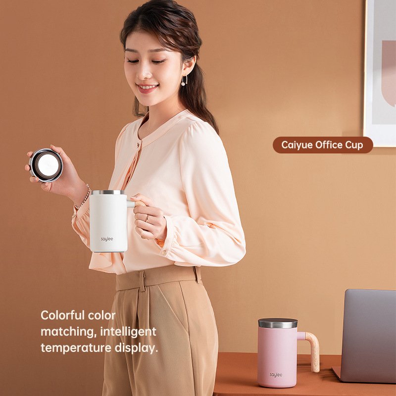 510ml Smart LED Temperature Display Portable Vacuum Insulated Travel Mug Coffee Cups Thermal Flasks Durable for Daily Cafe Use