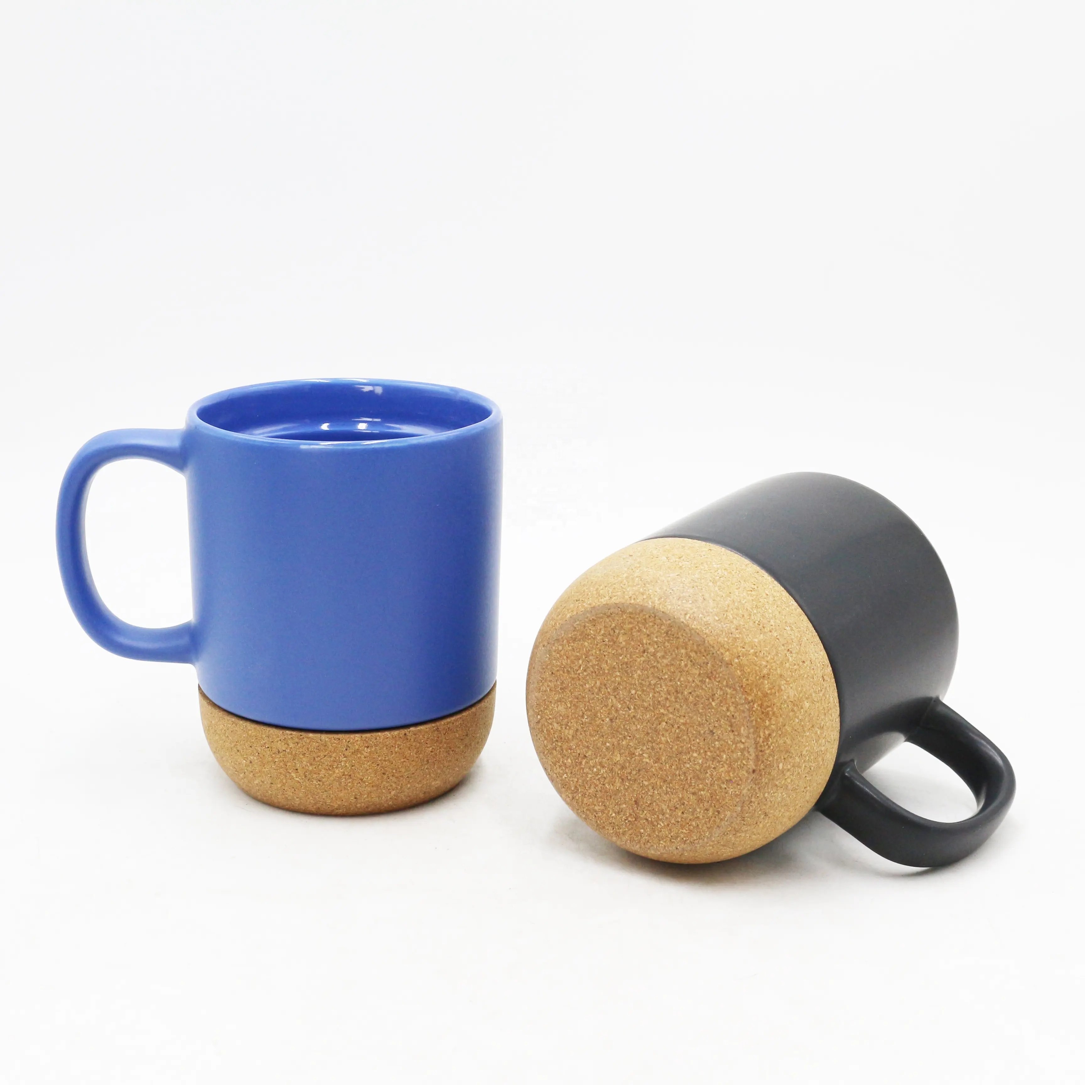 Wholesale Custom Logo Popular Blank Custom Ceramic Coffe Mug Cup With Cork And Splash Proof Lid