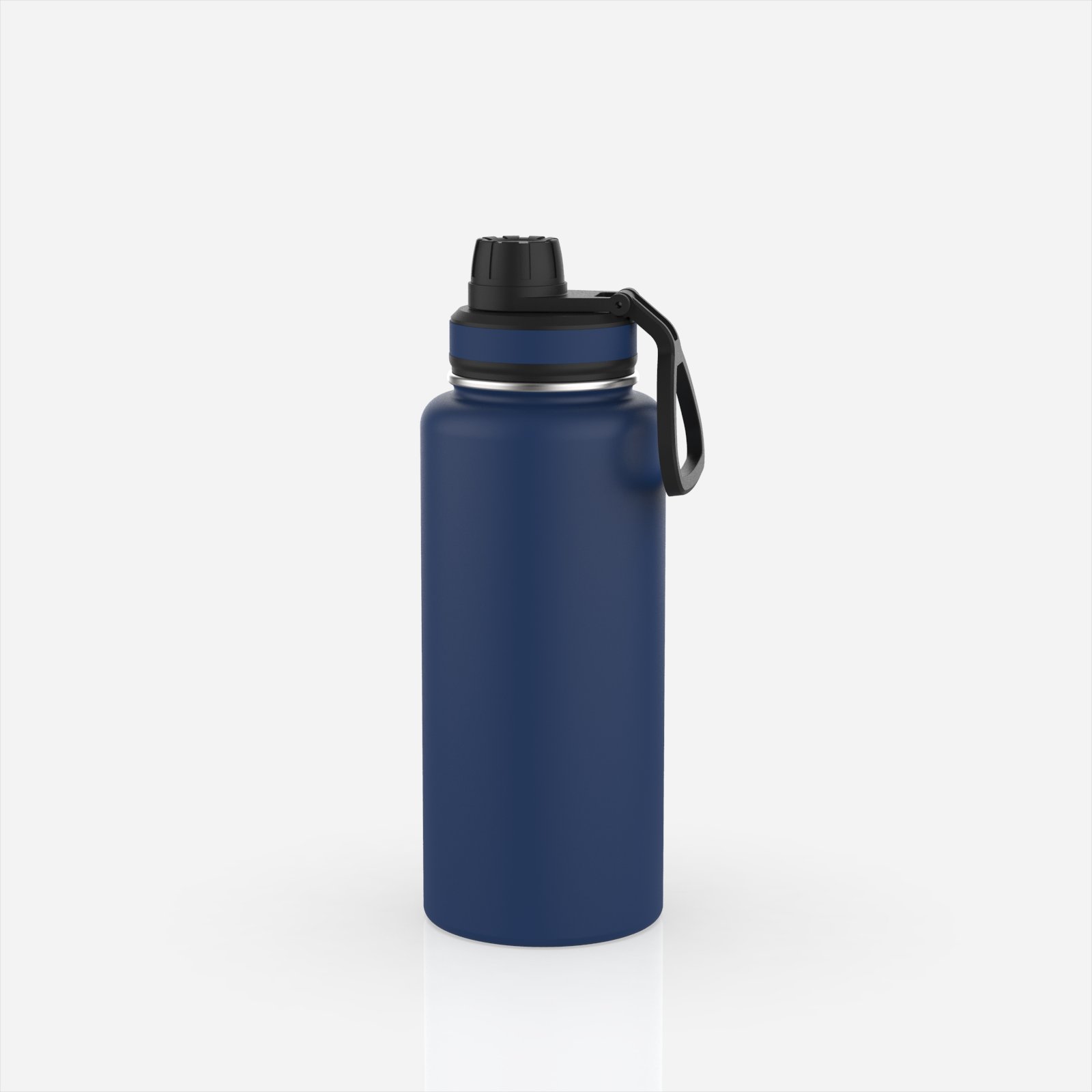 Hot 32oz Vacuum Insulated Wide Mouth Water Bottle Double Wall Powder Coated Travel Flask Portable Bottle for Gym Outdoor Hydro