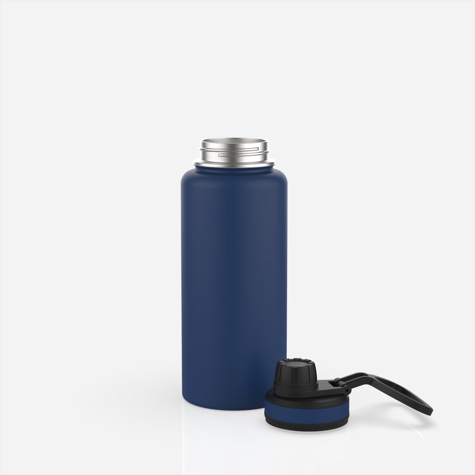 Hot 32oz Vacuum Insulated Wide Mouth Water Bottle Double Wall Powder Coated Travel Flask Portable Bottle for Gym Outdoor Hydro