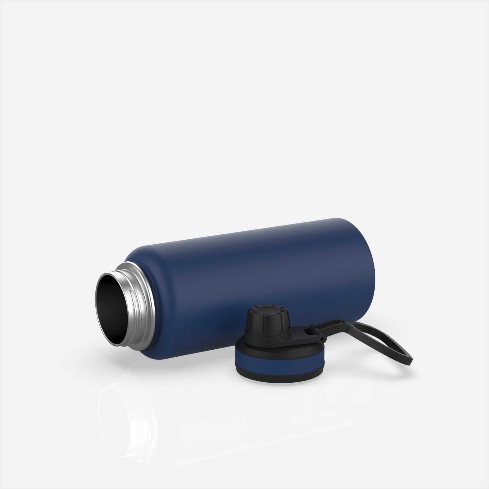 Hot 32oz Vacuum Insulated Wide Mouth Water Bottle Double Wall Powder Coated Travel Flask Portable Bottle for Gym Outdoor Hydro