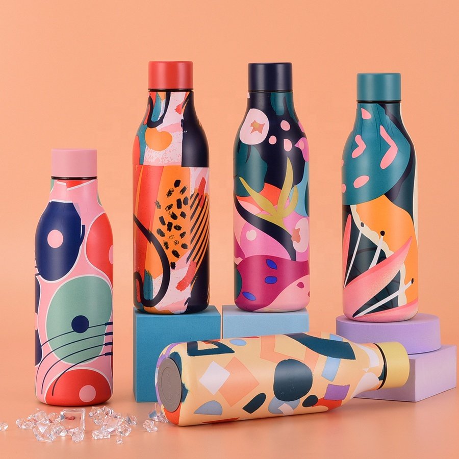 Trending Products 2024 New Arrivals BPA Free 550ML Drinking Insulated Water Bottle Tumbler Vacuum Flask