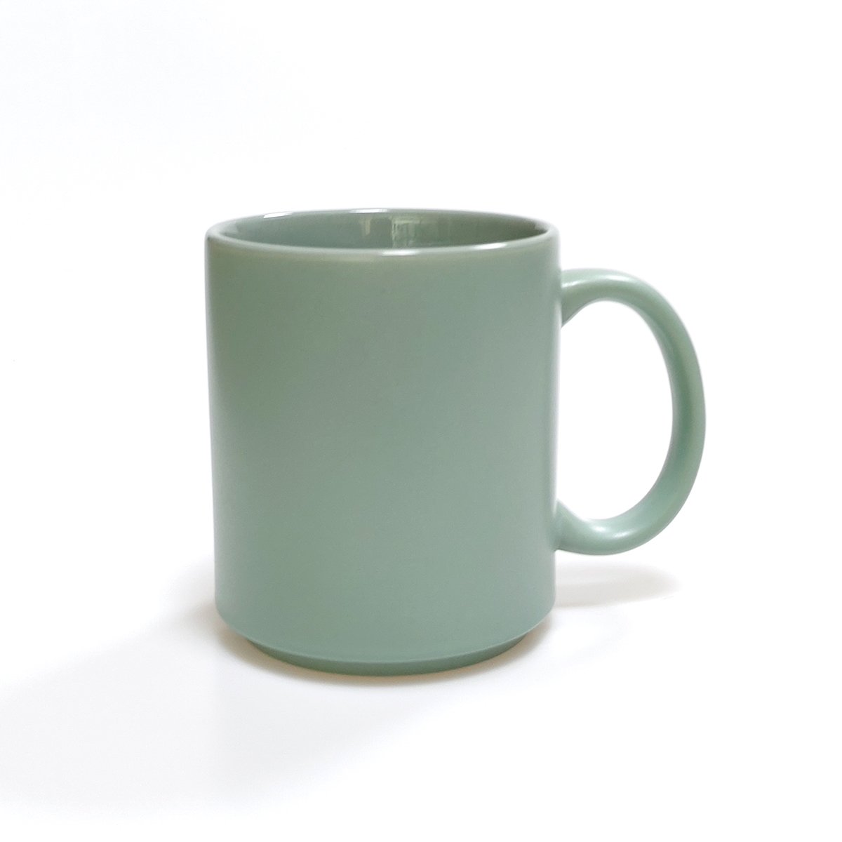 New arrive 11oz Sublimation matt color paint Ceramic Mugs Magic Mug Coffee or Tea mug matte paint pink green beige
