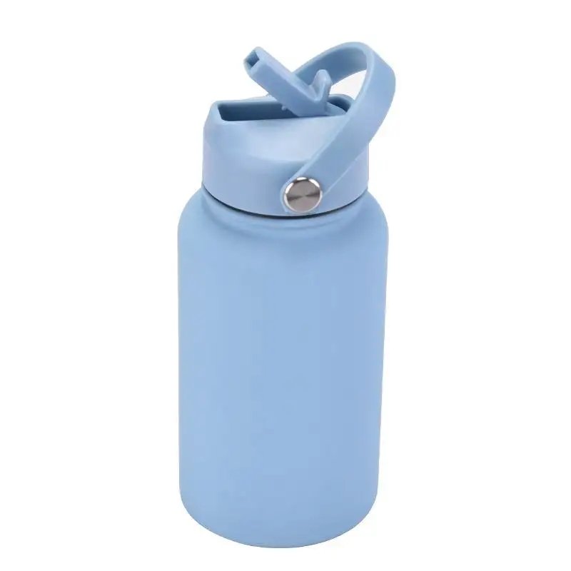 FX Factory New 650ml Sport Bottle Vacuum Insulated Stainless Steel Straw Lid Water Flask Travel Drink Mug with Portable Handle