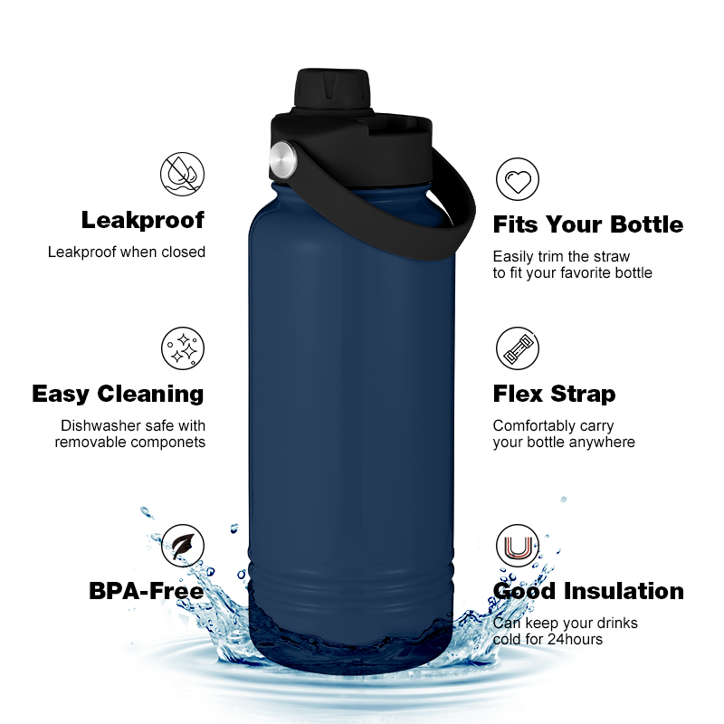 Everich Double Wall Vacuum Insulated Hydrogen Water Custom Gym Bottle for Outdoor Camping Hiking Tumbler Cups Stainless Steel