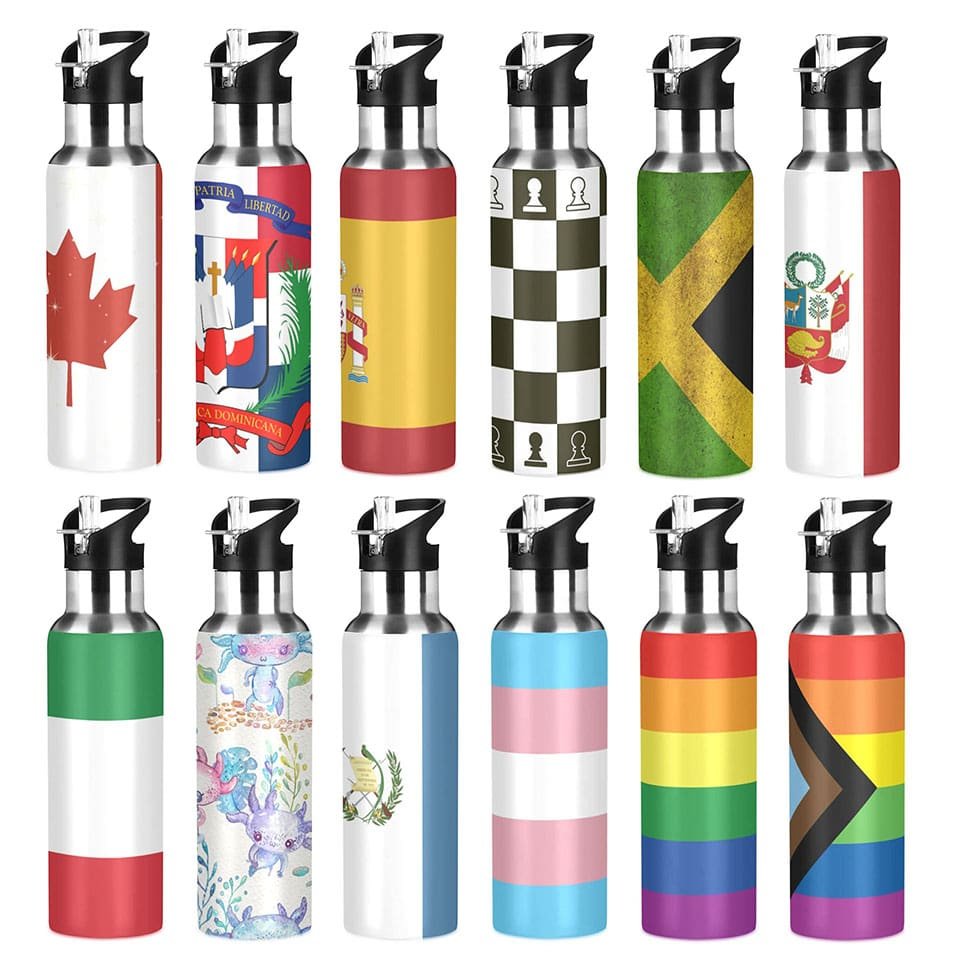Logo Gifts Ideas Tomatodos Kawai Trio Groude Isotherme Termo Para Agua Caliente Custom Water Bottle