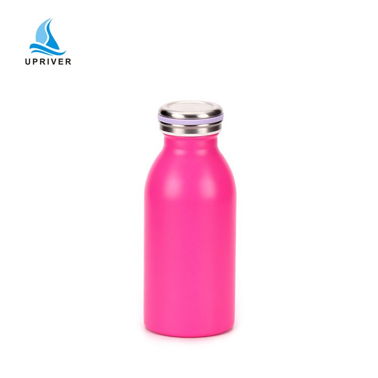 Flasks Water Bottle Cille 670ML Stainless Steel Double Wall Insulated Water Bottle Sports Flask Wide Mouth Travel Mug With Pow