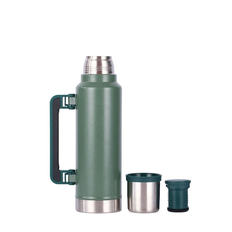 New Arrival 1.3L Stainless Steel Vacuum Thermos Portable Travel Kettle Flask For Camping