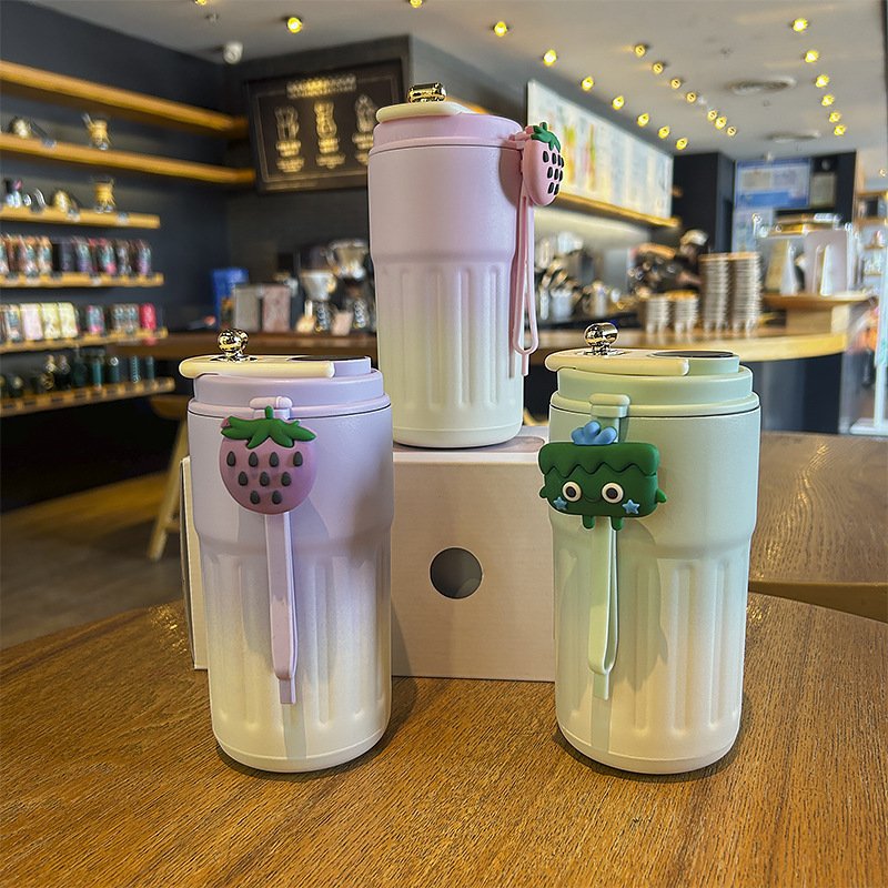 Custom Logo Travel Mug Double Wall 316 Stainless Steel Coffee Vacuum Flask Water Bottle with LED Temperature Display