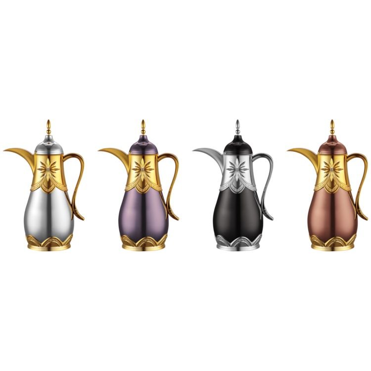 Wholesale Customization Vintage Fancy Design Arabian Insulated Water Bottle Luxury Turkish Coffee Tea Pot