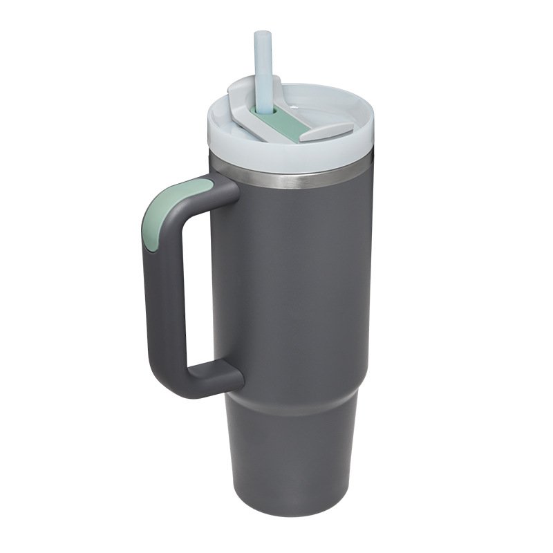 Low Price Custom 40oz Double Wall Vacuum Insulated Travel Coffee Mug Stainless Steel powder coated Tumbler Cup with handle