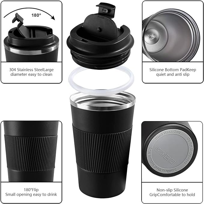 2024 Pink Stainless Steel Travel Coffee Mug With Temperature Display With Digital Temperature For Cafe Cup