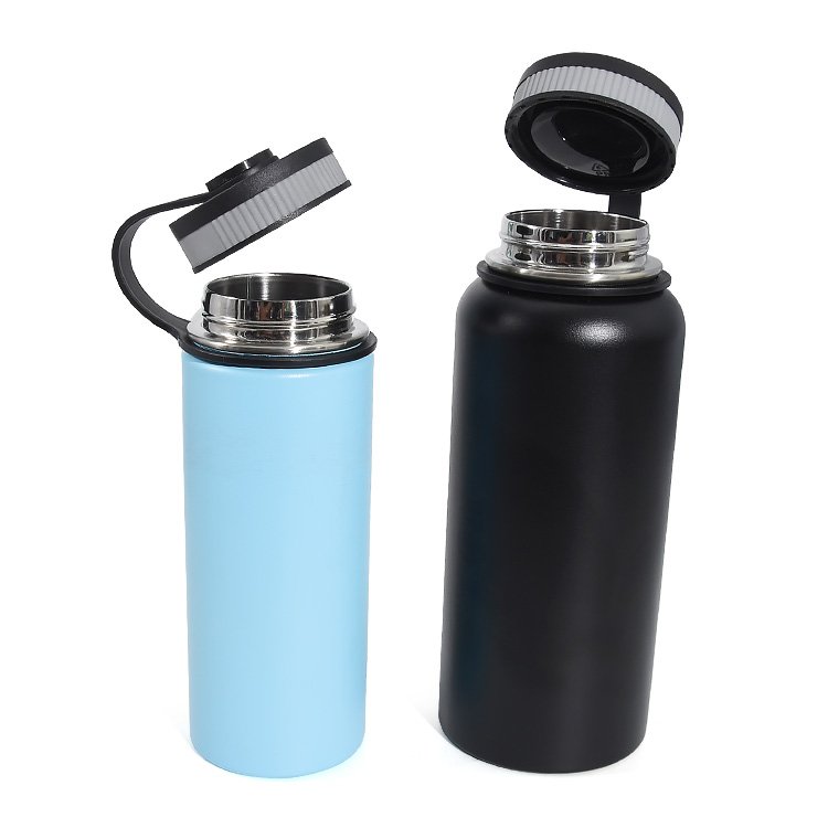 Hot And Cold Stainless Steel Double Wall Tumbler Vacuum Insulated Thermos Vacuum Flask Sport Water Bottle With Handle